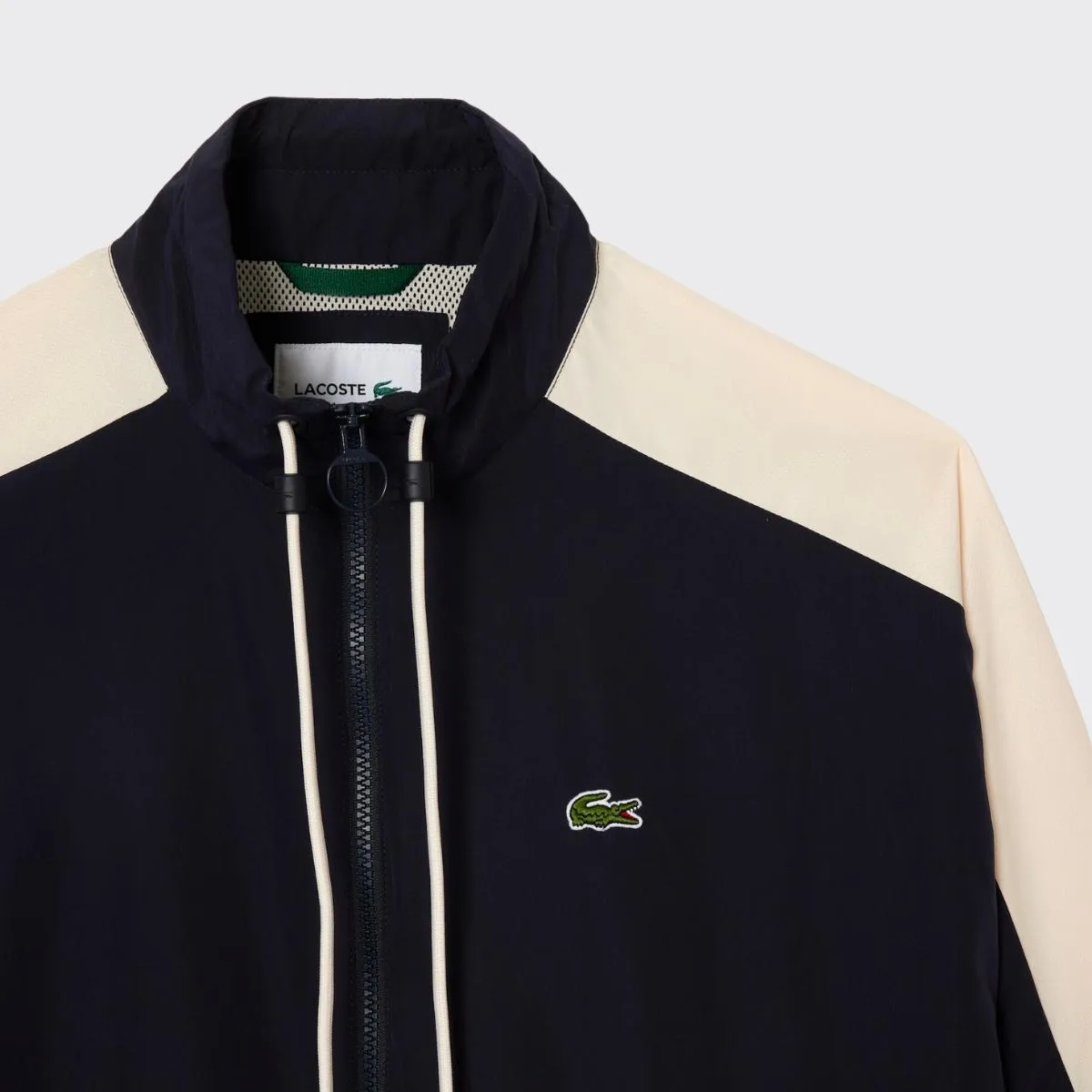 03323 Lacoste Water Resistant Colourblock Zipped Jacket