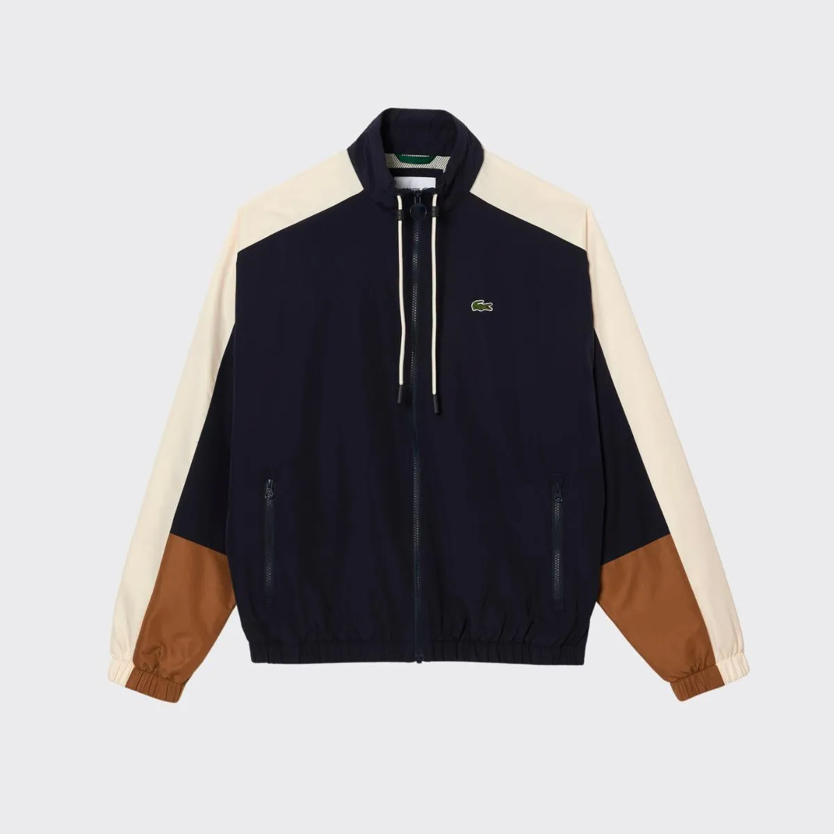 03323 Lacoste Water Resistant Colourblock Zipped Jacket