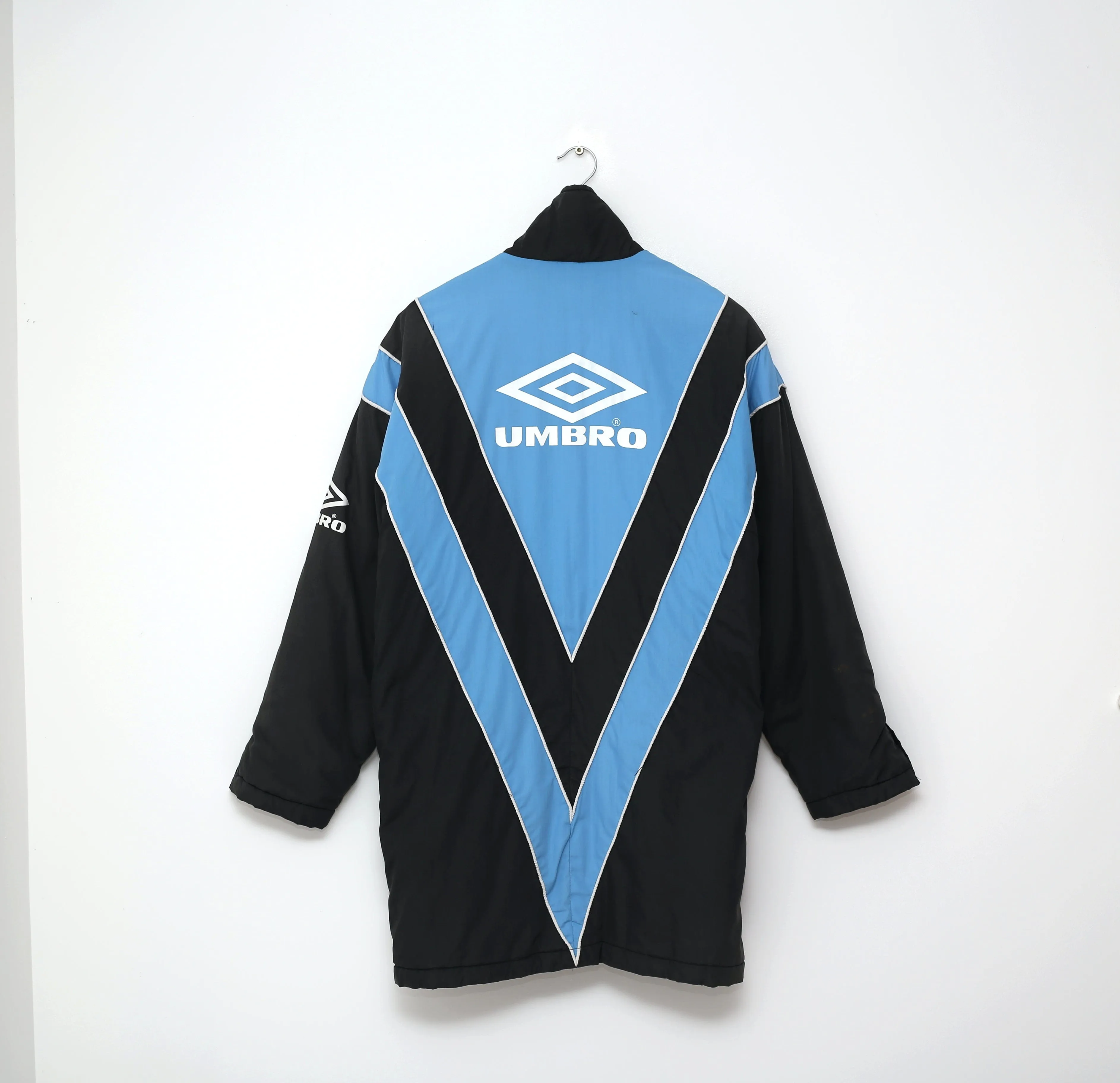 1992/93 SHEFFIELD WEDNESDAY Vintage Umbro Football Bench Coat Jacket (S/M)