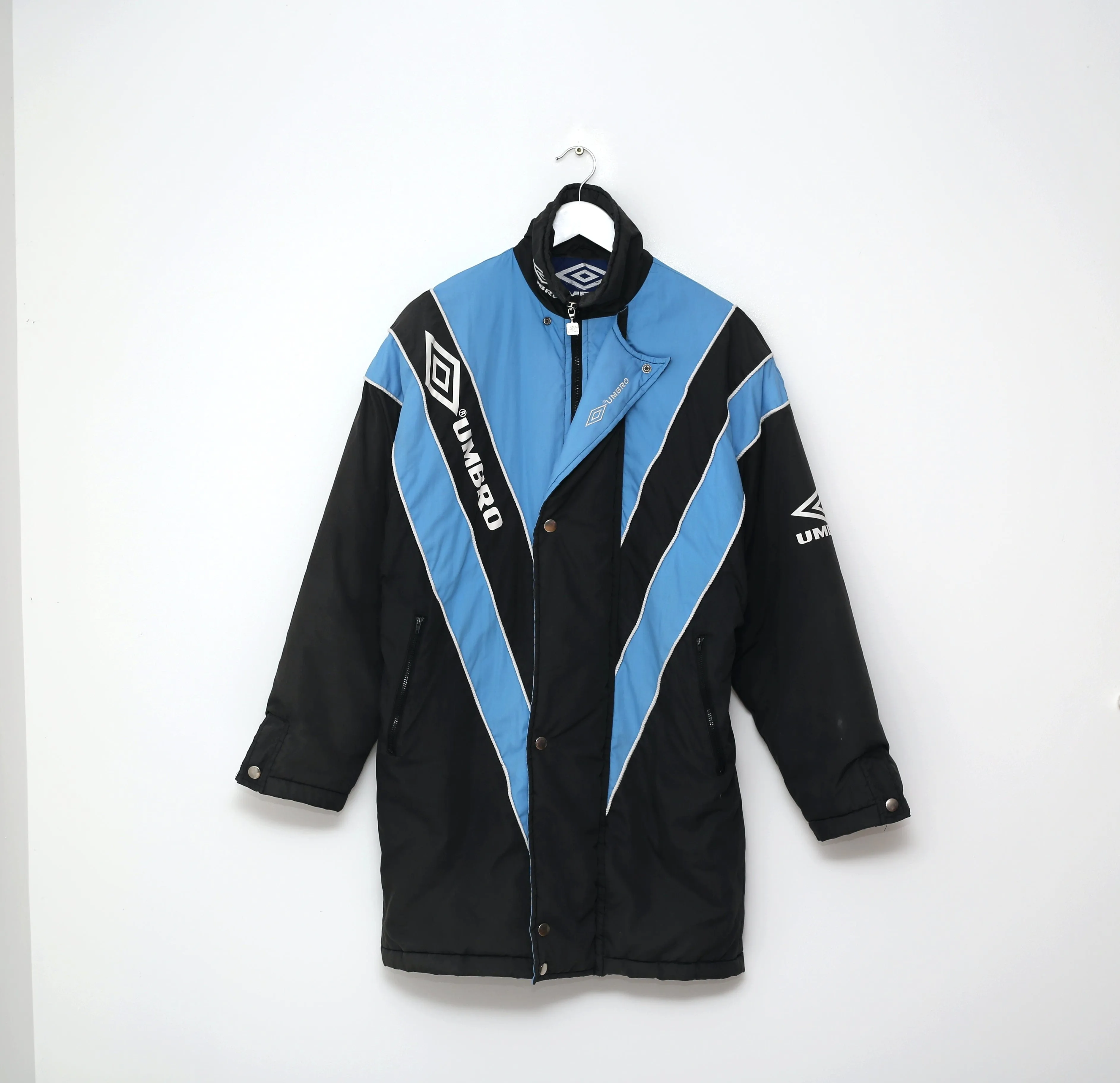 1992/93 SHEFFIELD WEDNESDAY Vintage Umbro Football Bench Coat Jacket (S/M)