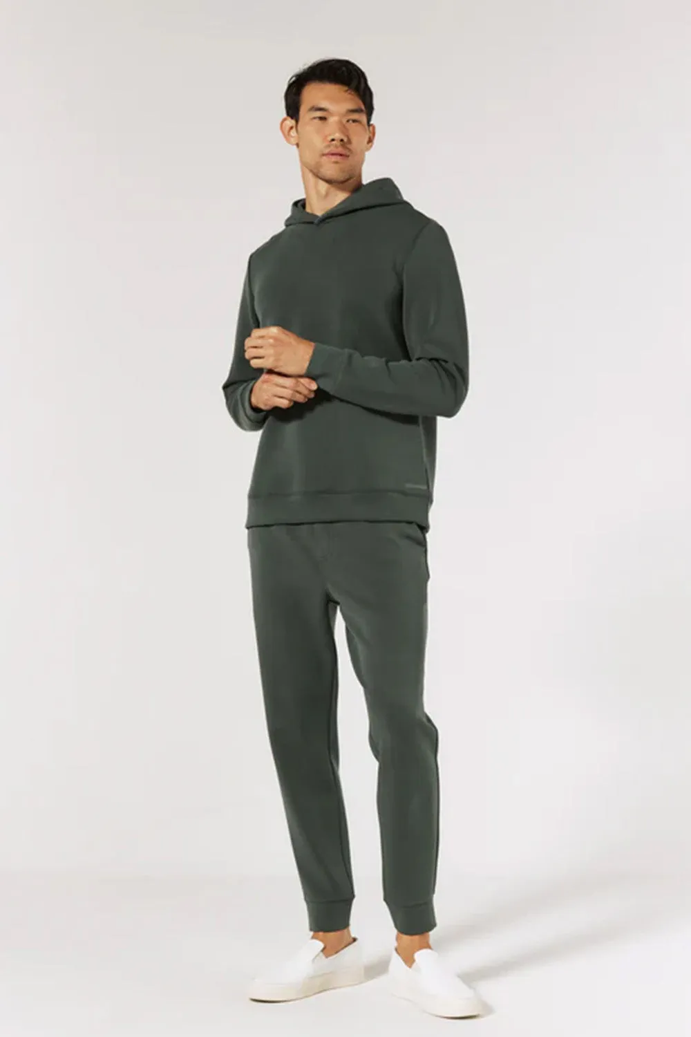 7Diamonds REV Hoodie for Men in Basil | STH-8362-BASIL