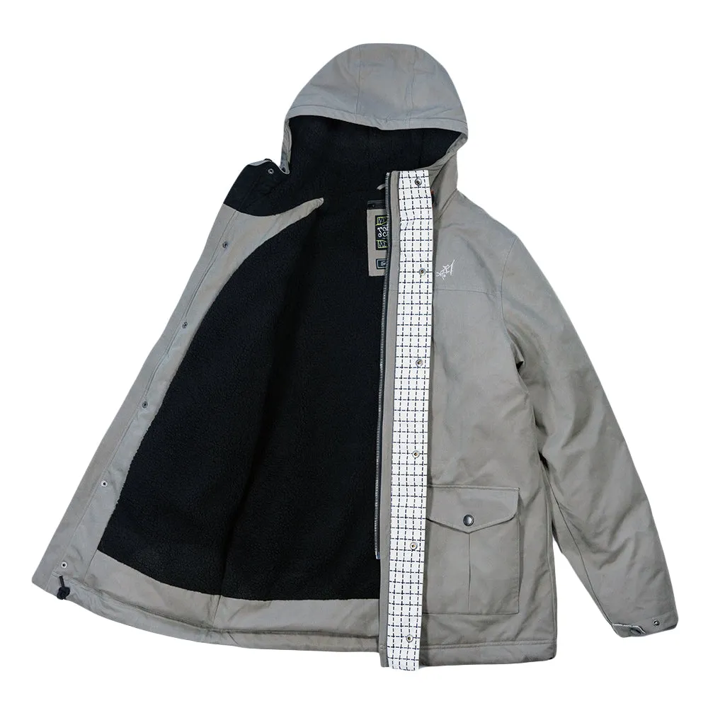 Aaron Brooks Split Moon Gray Parka Jacket Grassroots California