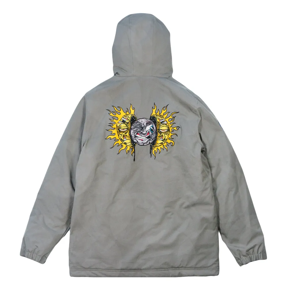 Aaron Brooks Split Moon Gray Parka Jacket Grassroots California