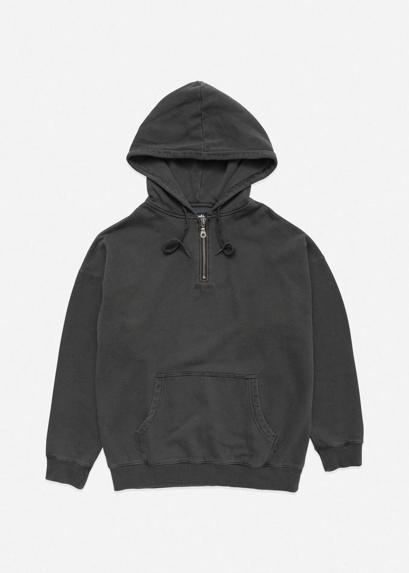 Afends Mens Nylon - Half Zip Pull On Hood