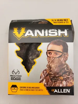 Allen Vanish Visa Form Mesh Realtree Edge 3/4 Head Net 25372