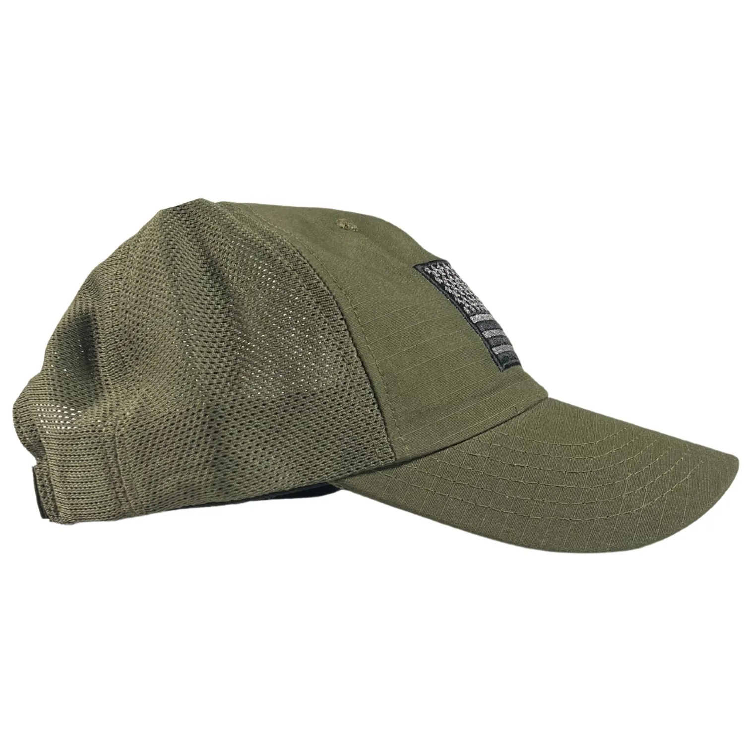 American Flag Ranger Green Mesh Back - RANGE HAT