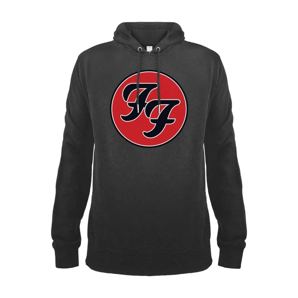 Amplified Unisex Adult Double F Logo Foo Fighters Hoodie