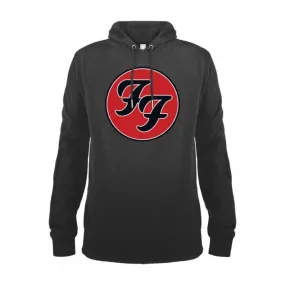 Amplified Unisex Adult Double F Logo Foo Fighters Hoodie