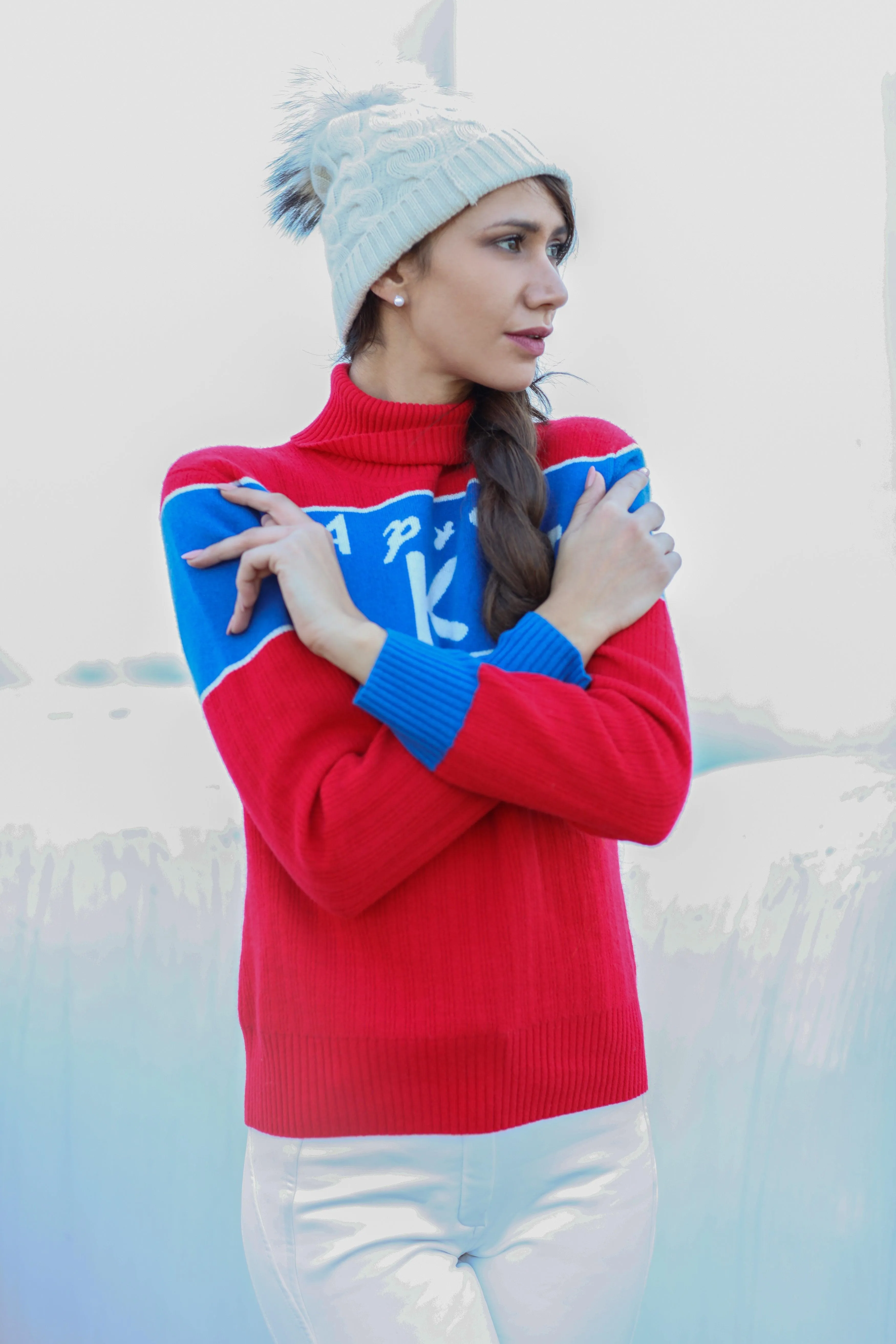 'Aprés Ski' Turtleneck Sweater