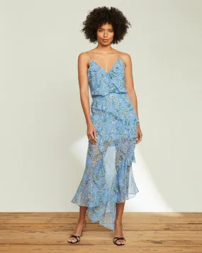 Avenel Floral Dress - Aero Blue Multi