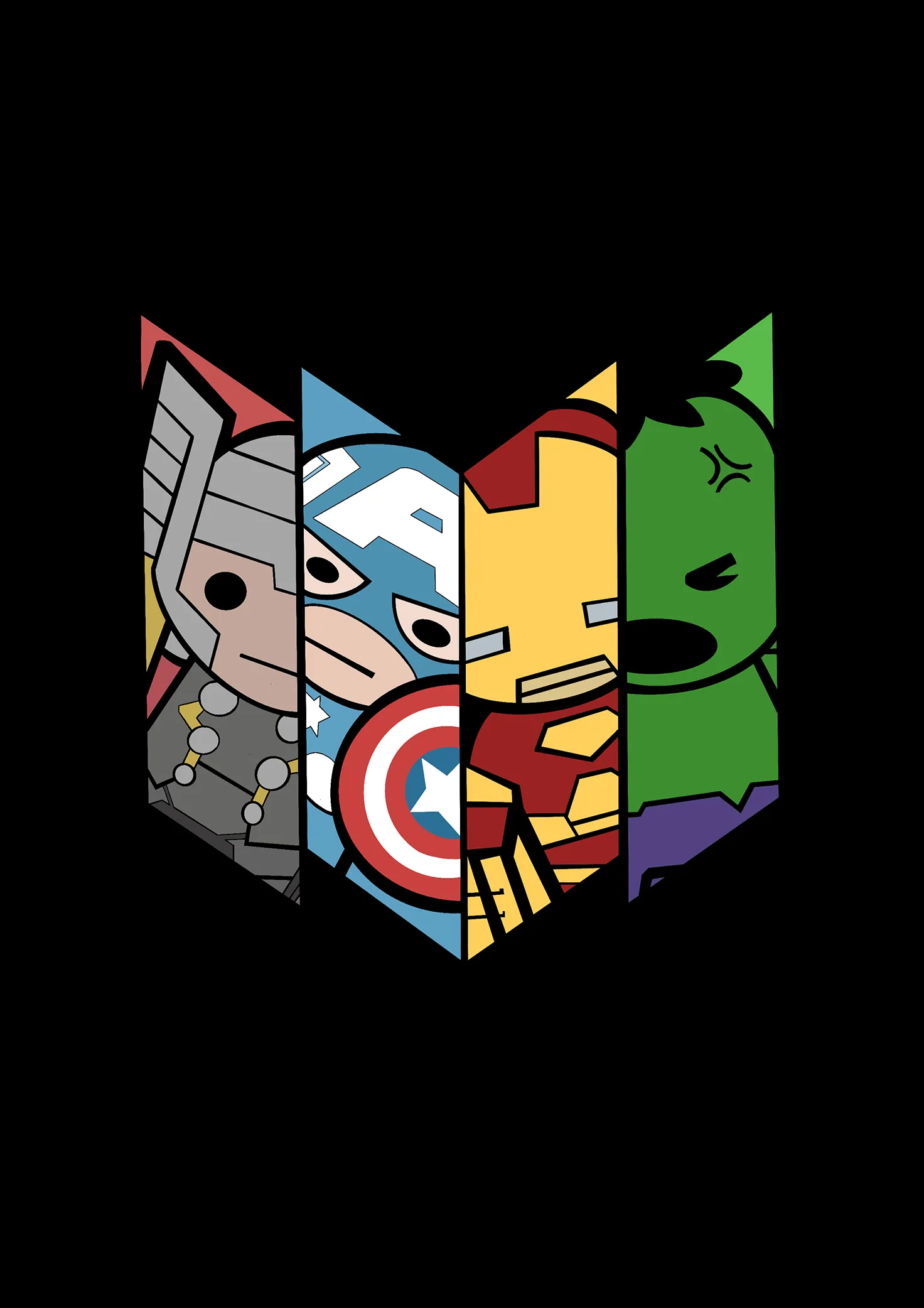 Avengers Squad : Winter Hoodies