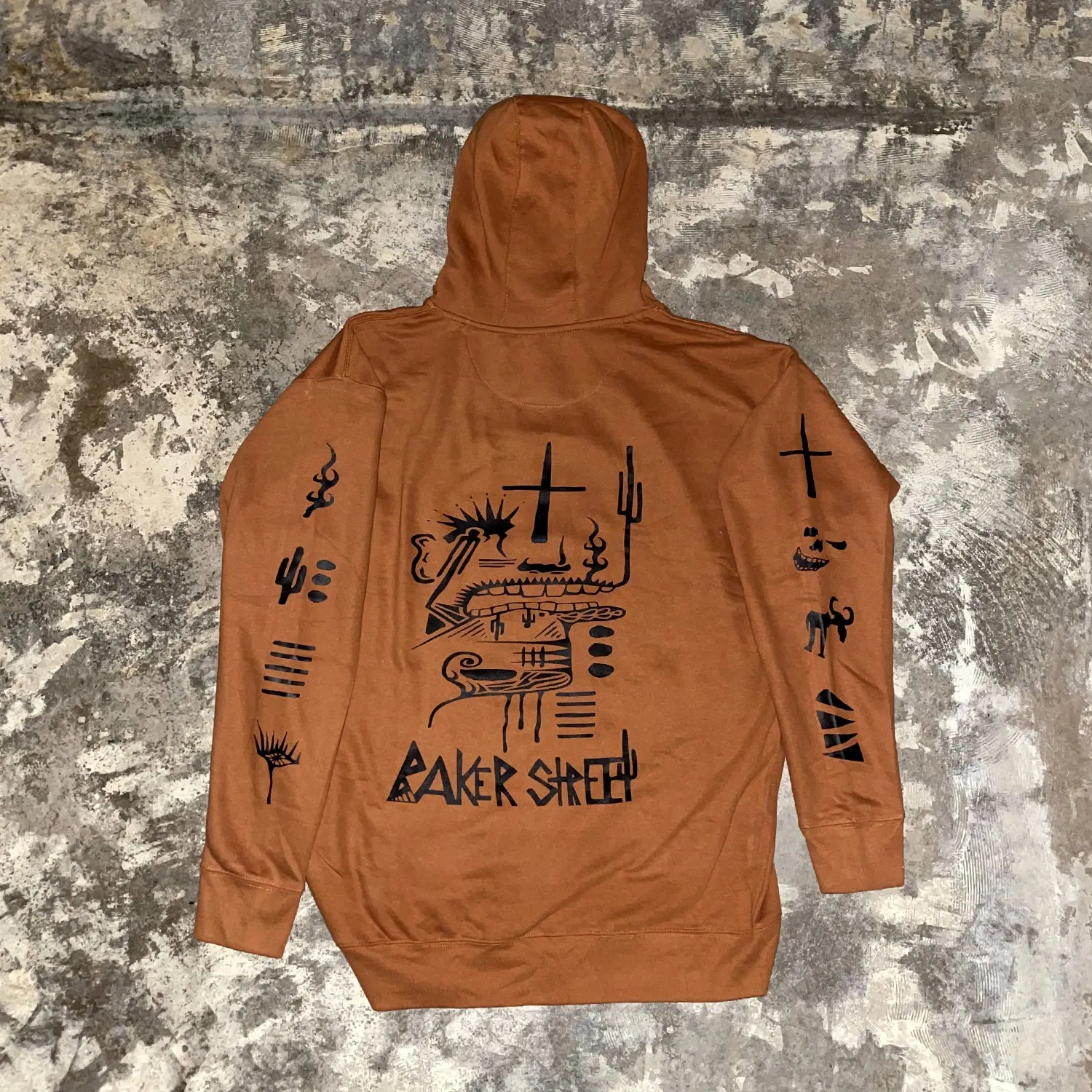 Baker Street x dal0n Hoodie | Adobe Brick