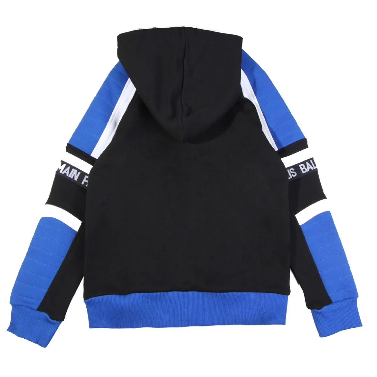 Balmain Kids Black Sleeve Logo Jacket