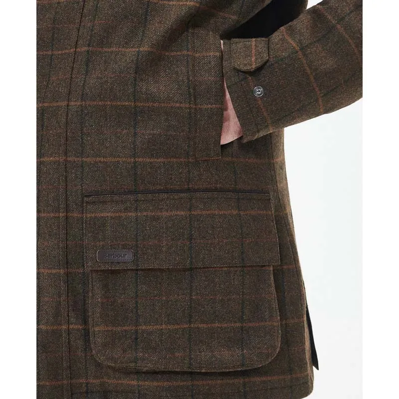 Barbour Beaconsfield Tweed Mens Jacket - Burnhill Brown Check