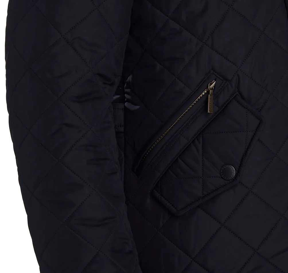 Barbour Navy Powell Quilted Jacket