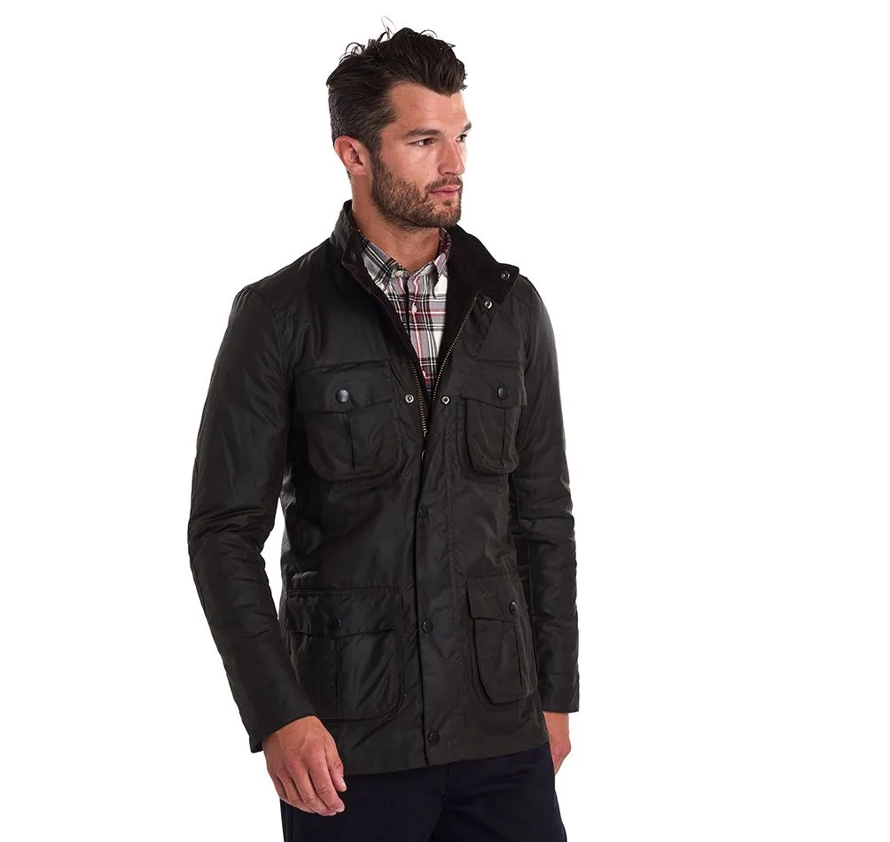 Barbour Olive Corbridge Wax Jacket