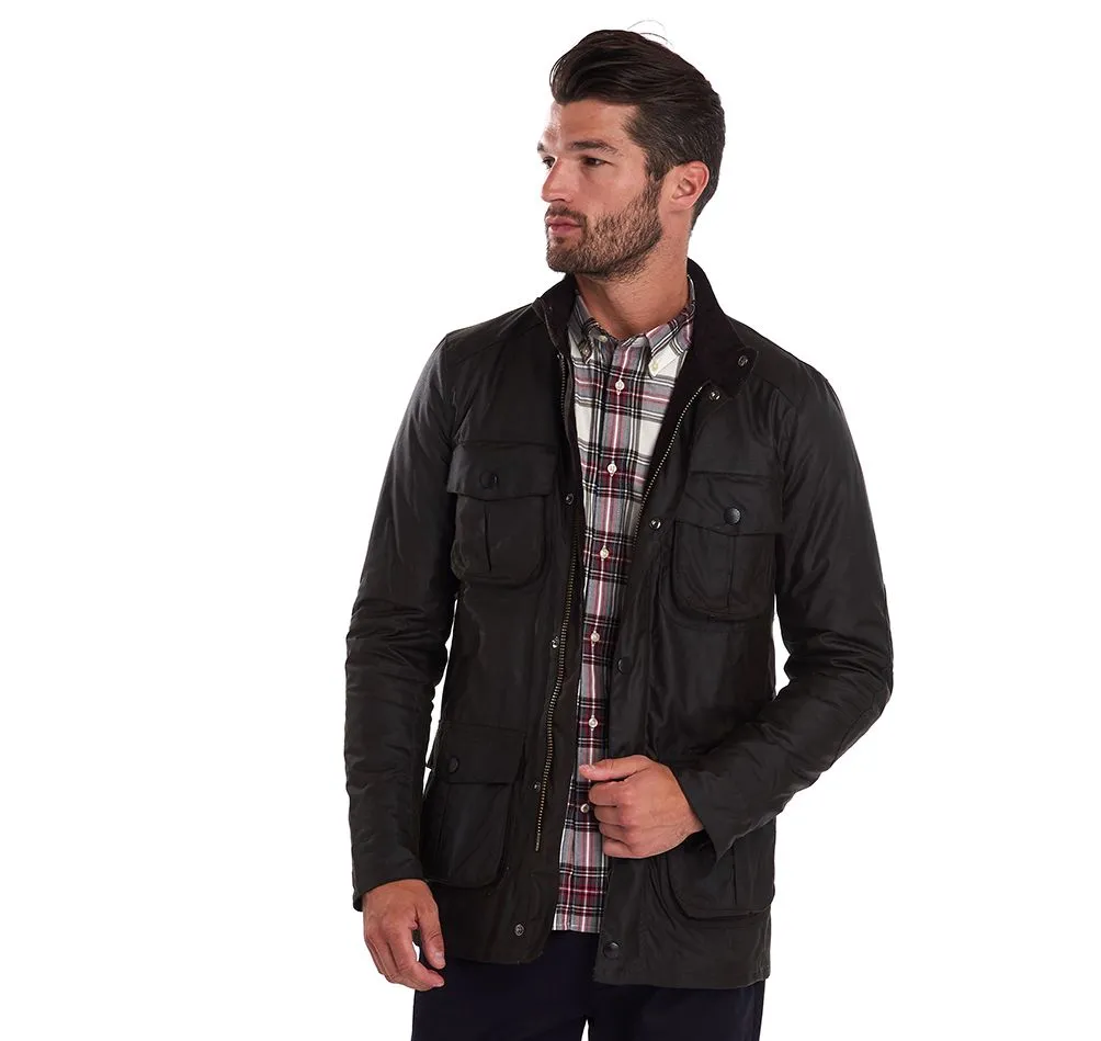 Barbour Olive Corbridge Wax Jacket