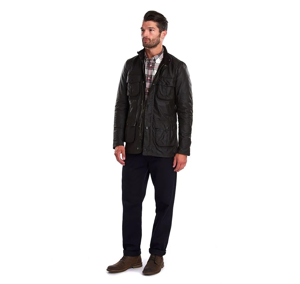 Barbour Olive Corbridge Wax Jacket