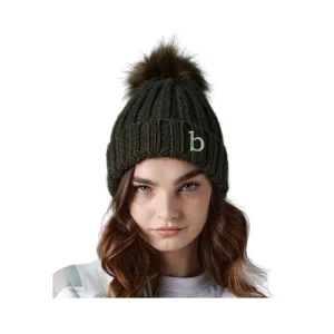 BB413 - Beechfield Verbier Fur Pop Pom Beanie