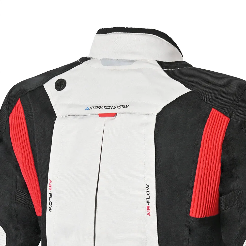 Bela Transformer Motorcycle Touring Jacket White Black Red