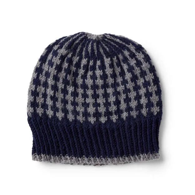 Bernat Knit Winter Weekend Hat For Him