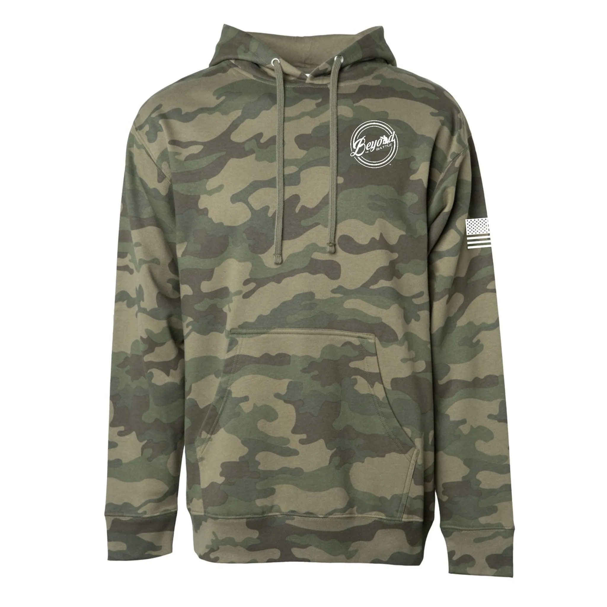 Beyond the Battle - Hoodie - Forest Camo