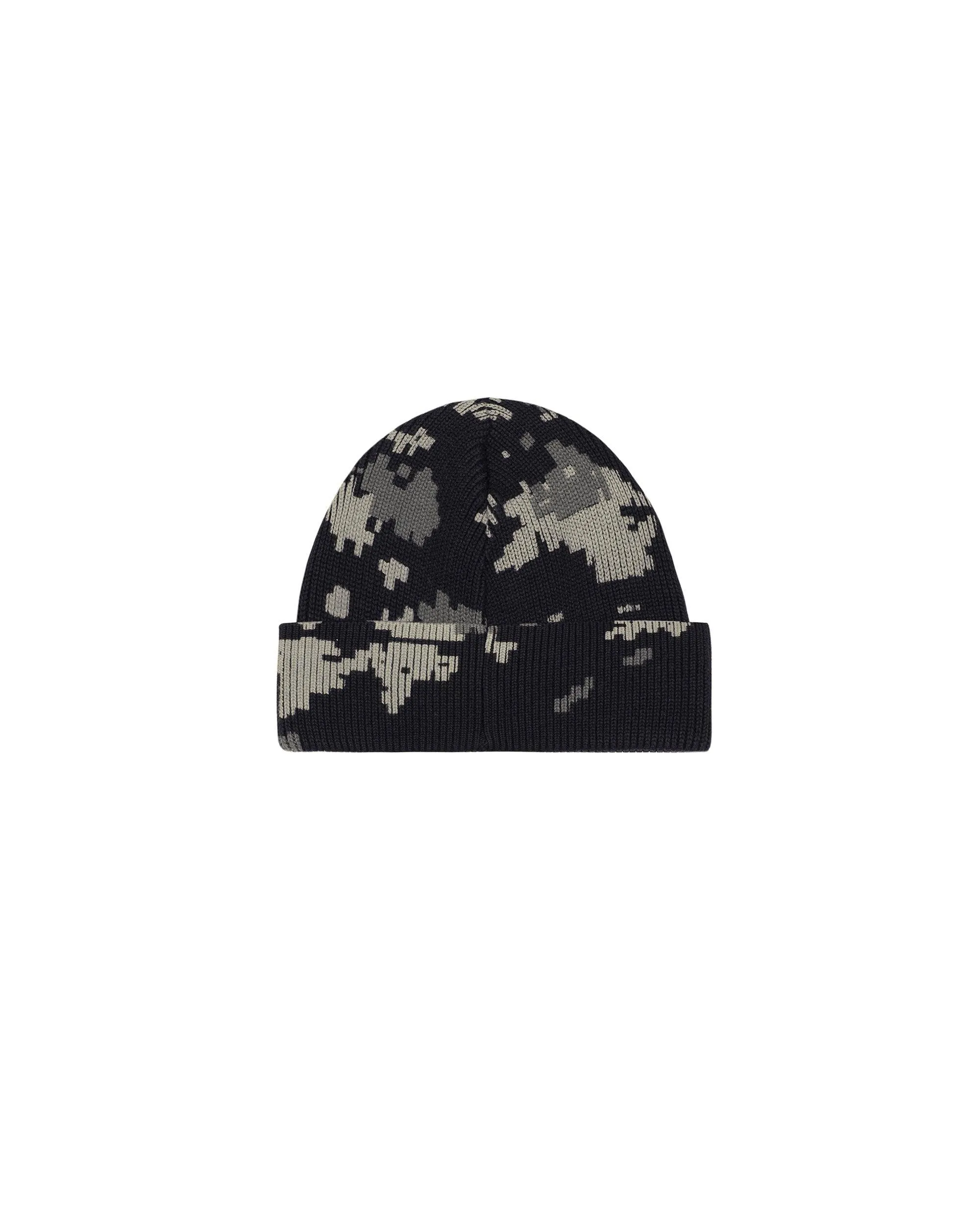 Black Army Knit Beanie