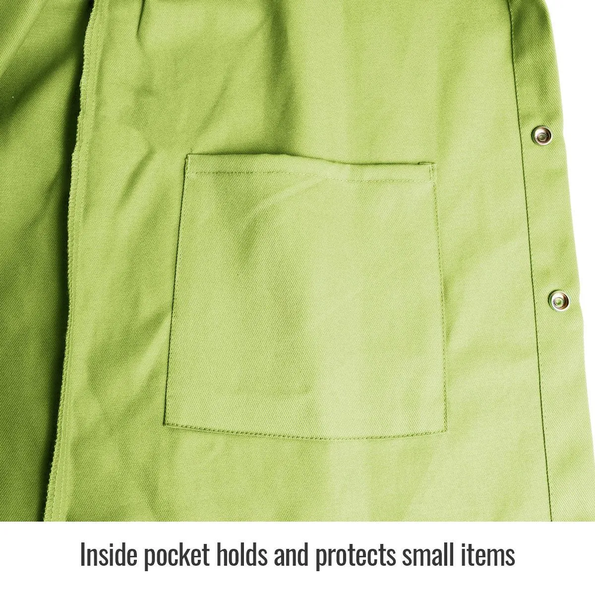 Black Stallion TruGuard 200 FR Cotton Welding Jacket, Lime - FL9-30C