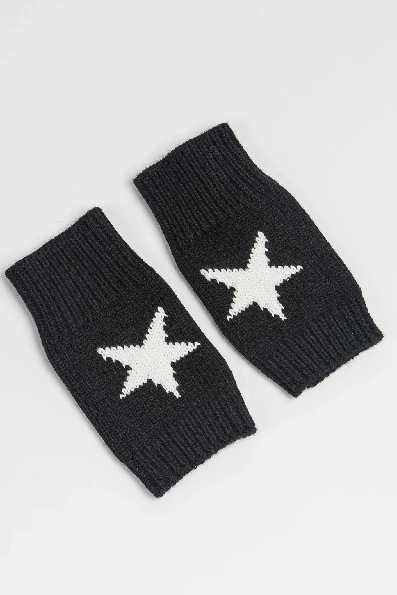 Black Star Wrist Warmers