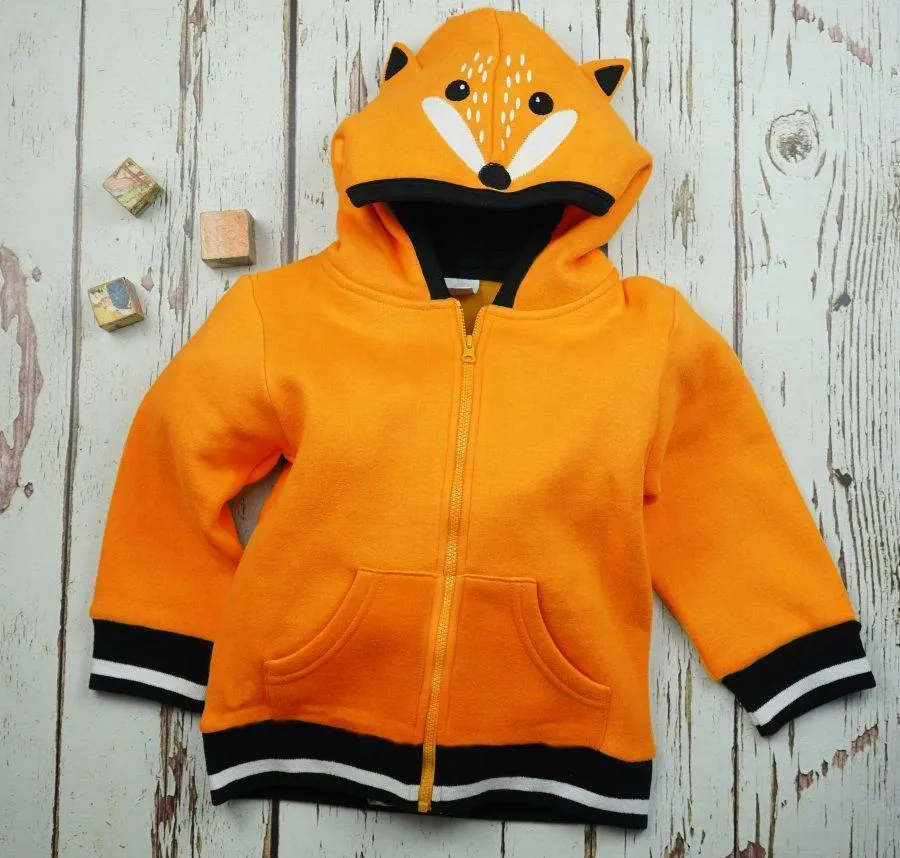 Blade and Rose Fox Hoodies Jacket 橙色狐狸抓毛外套