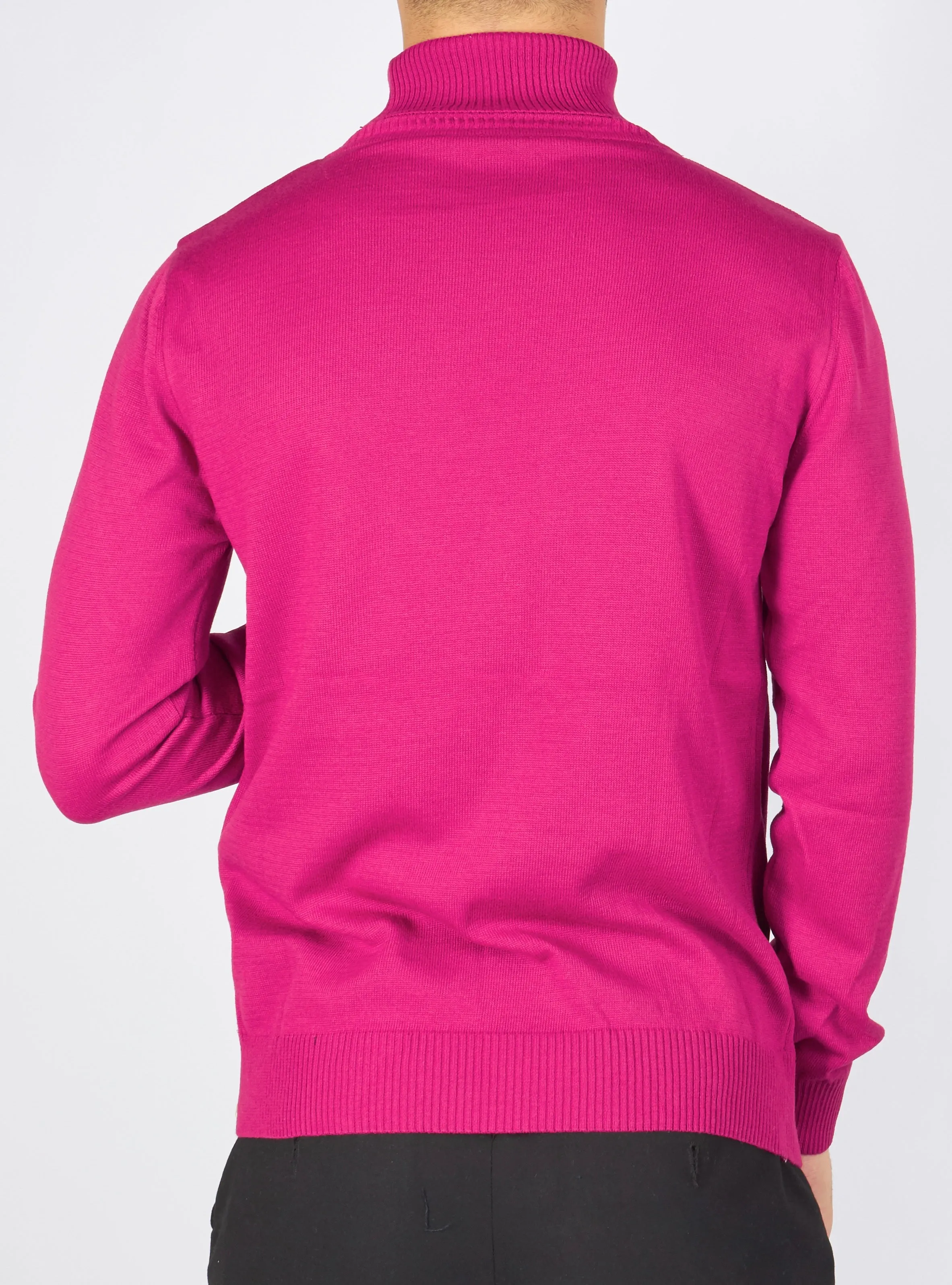 Buyer's Choice Sweater - Turtleneck Knit - Pink - T3409