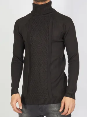 Buyer's Choice Turtleneck - Knit - Black - T3765