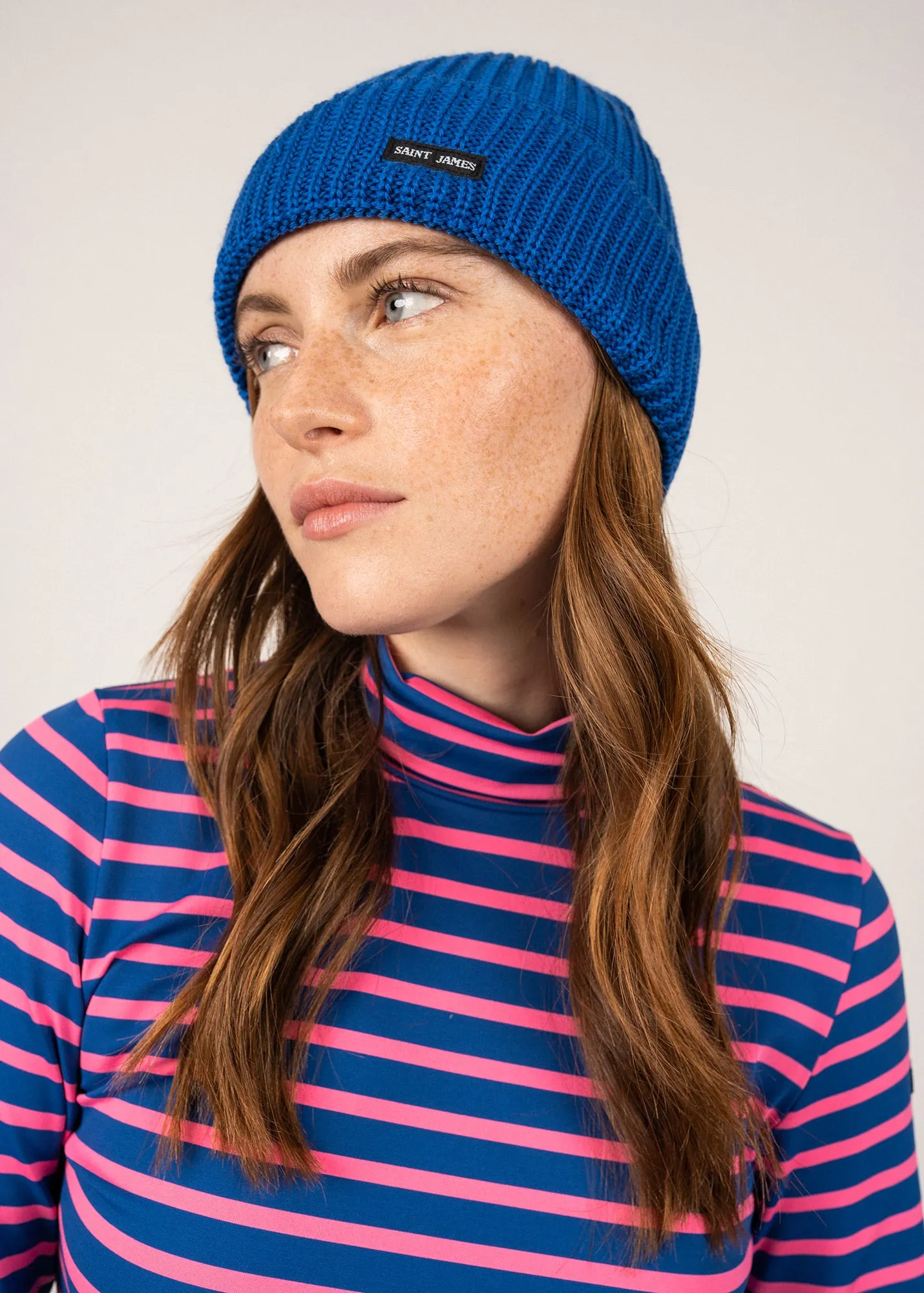 Canot turn-up hat - in purl knit (GITANE)