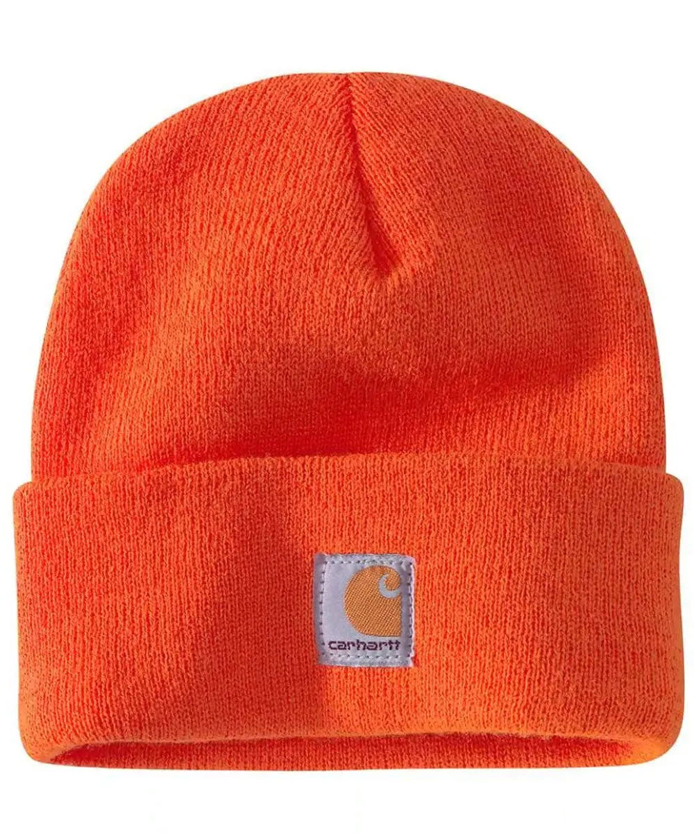 Carhartt Kids Acrylic Watch Hat (Beanie) - Brite Orange