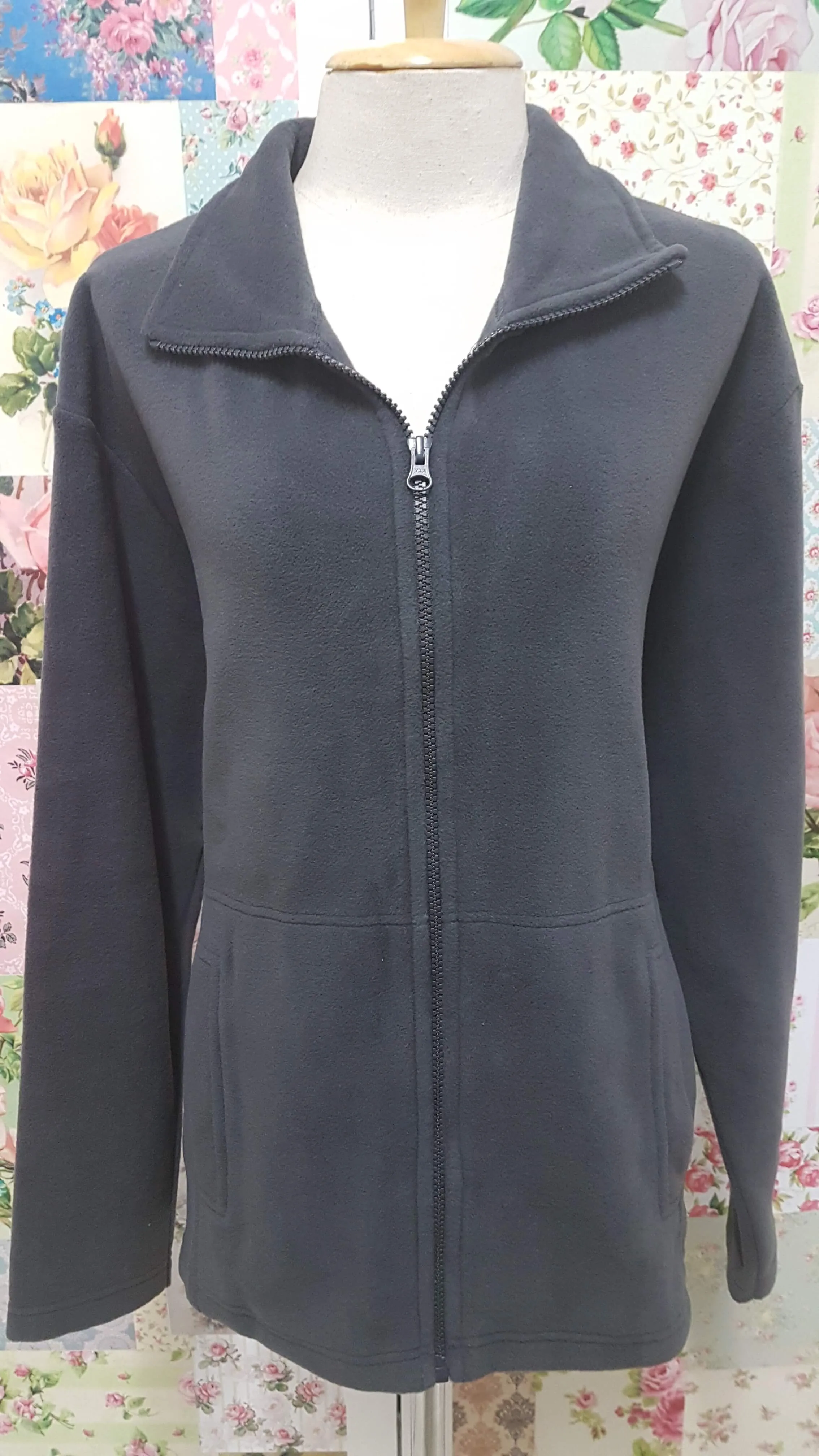 Charcoal Fleece Jacket VC018