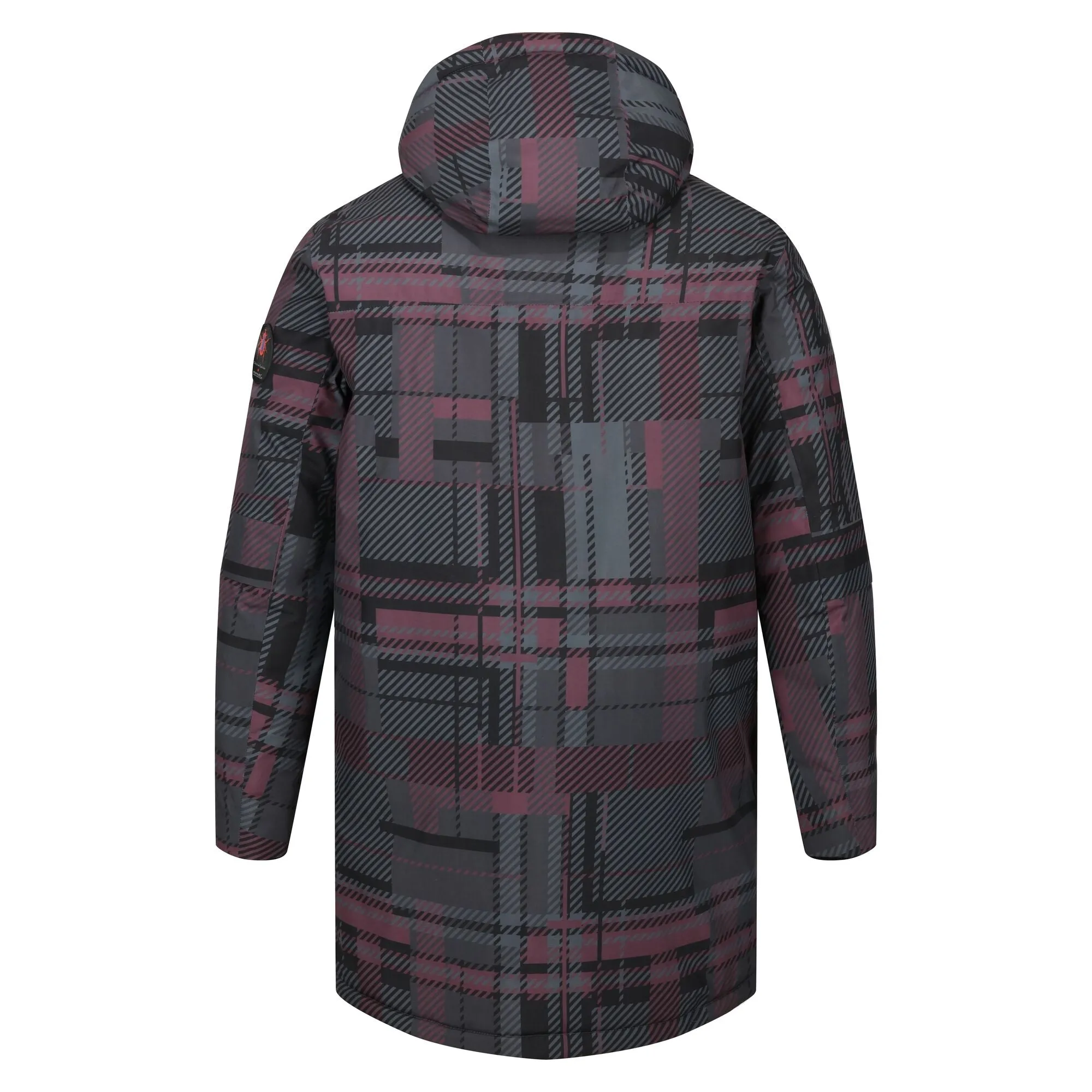 Christian Lacroix - Men's Long Waterproof Jacket | Tartan Print