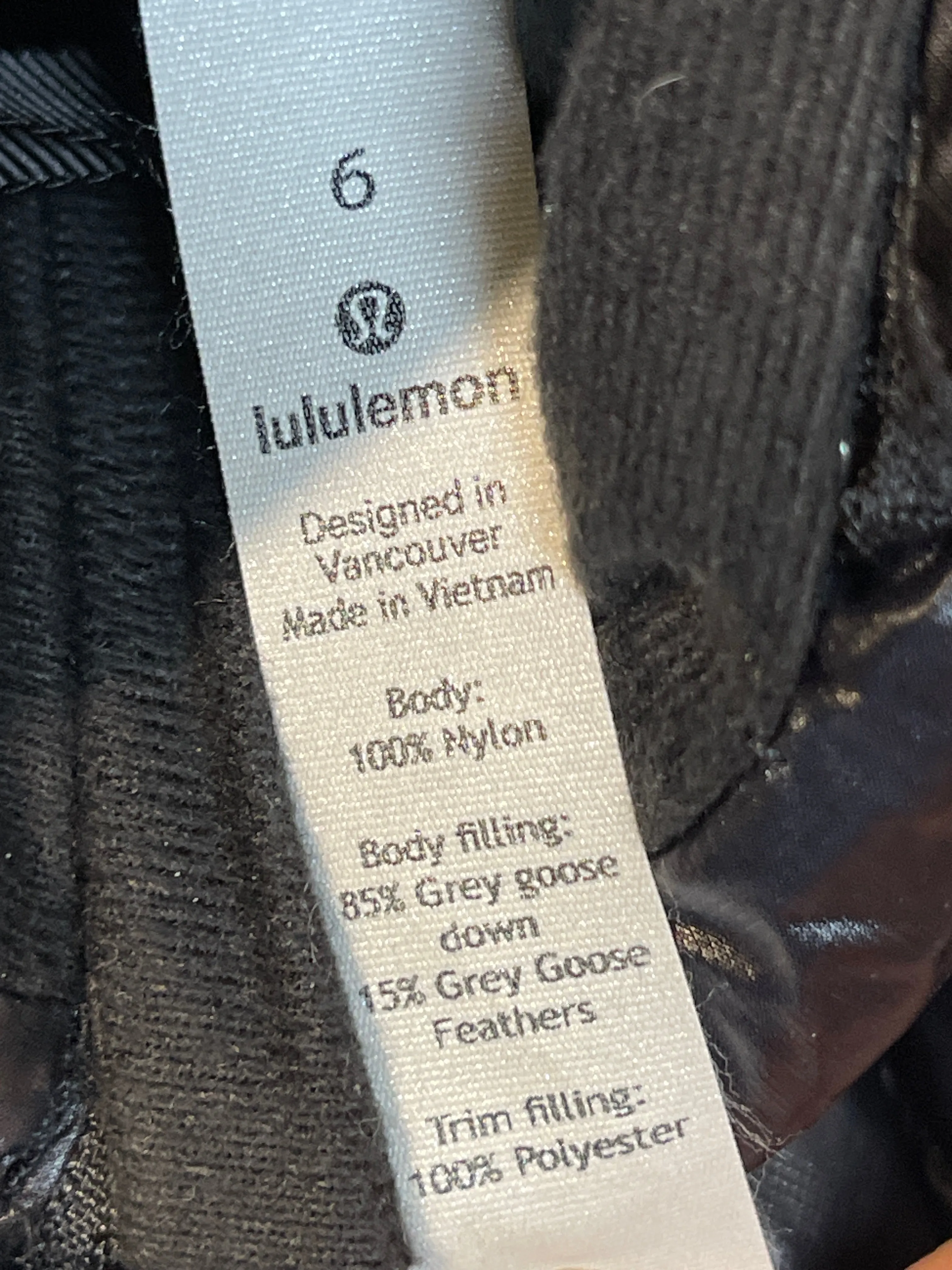 Coat Parka By Lululemon In Black, Size: 6