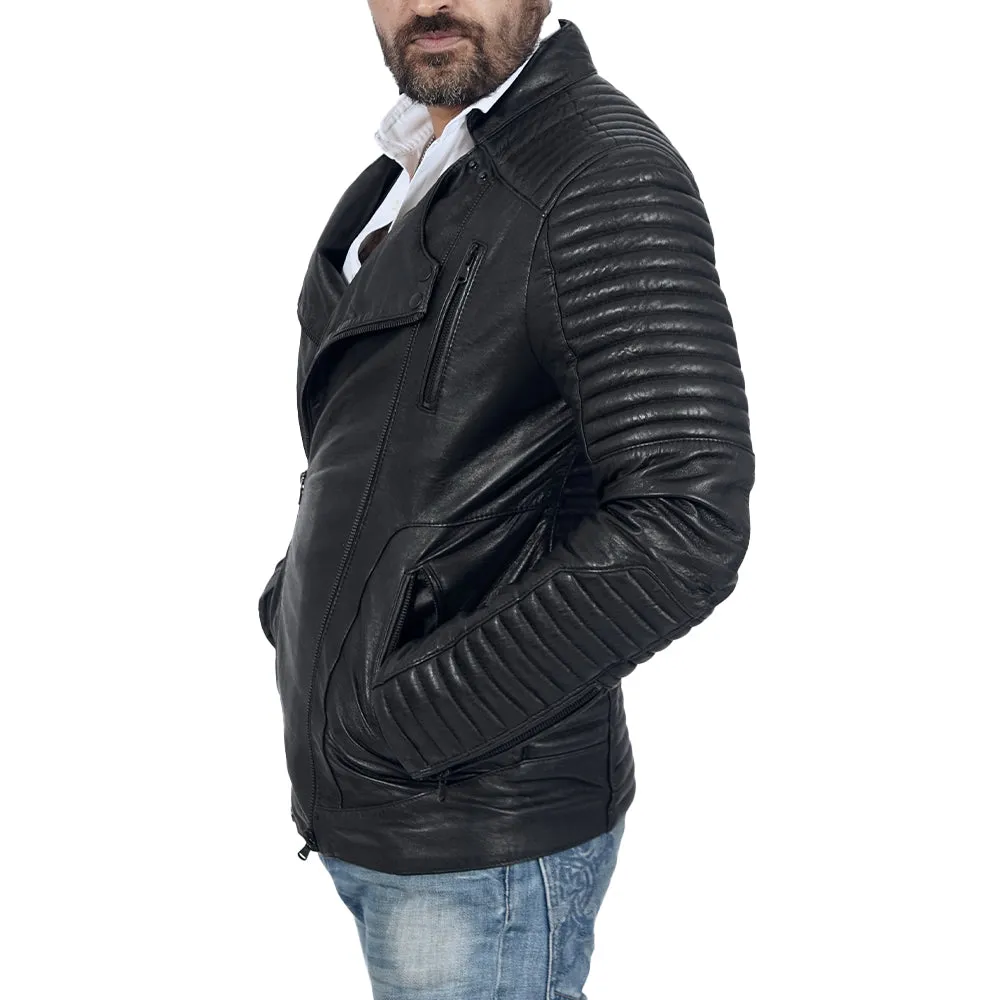 Daim Quilted Leather Jacket