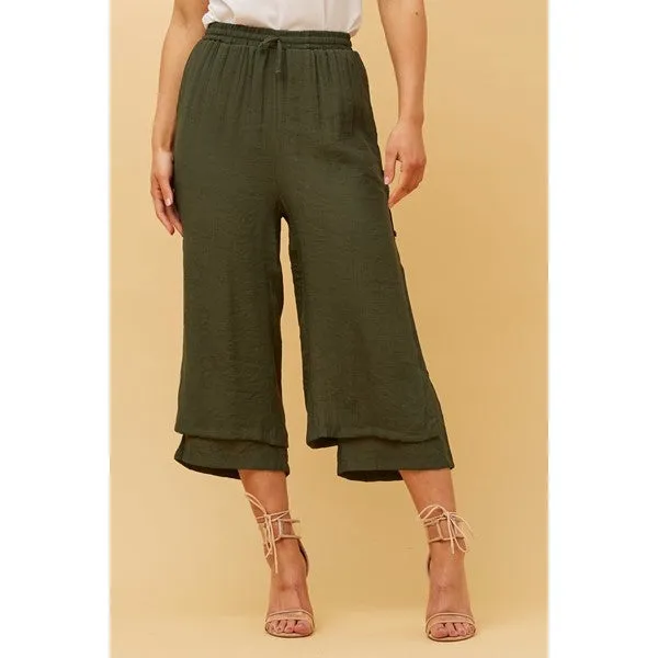 DAMIANA BUTTON DETAIL CULOTTES