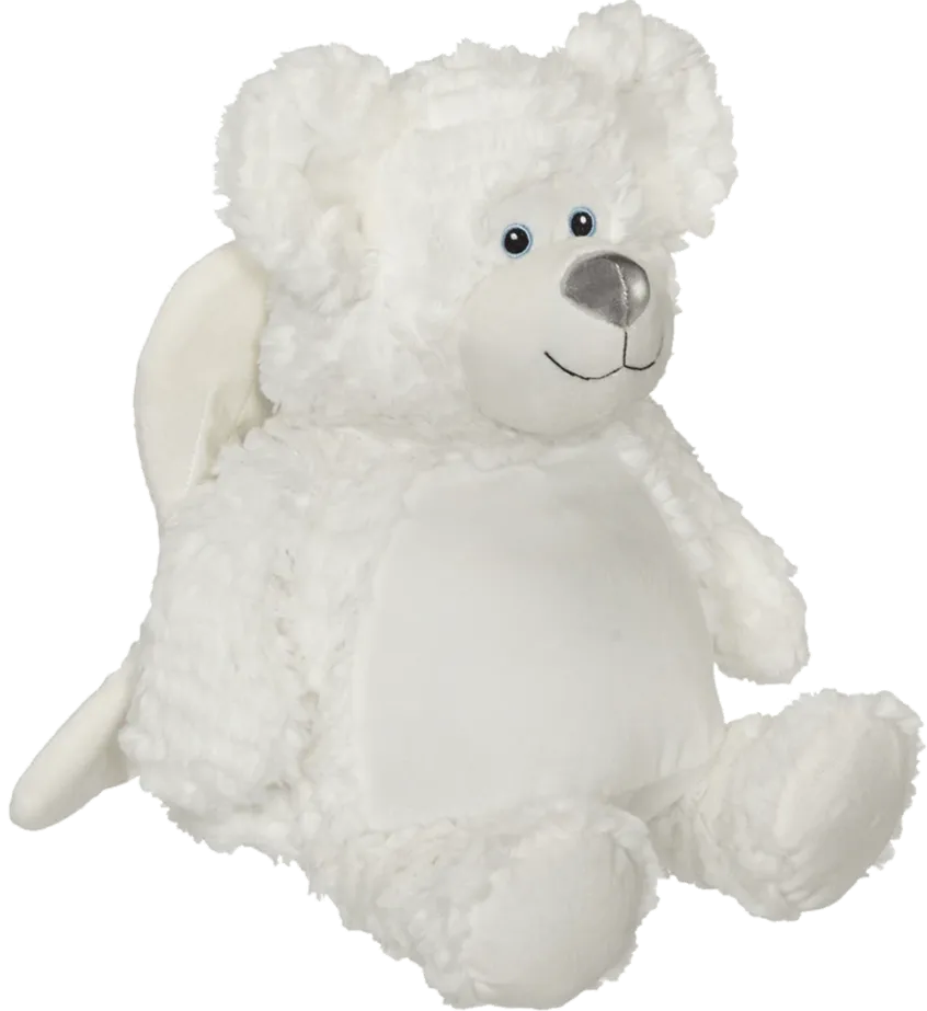 EB Embroider Buddy: Angel Bear White