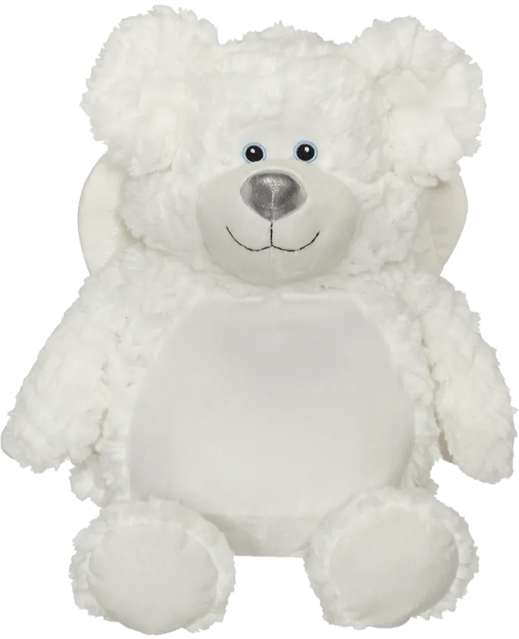 EB Embroider Buddy: Angel Bear White