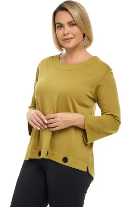 Eyelet Merino Top