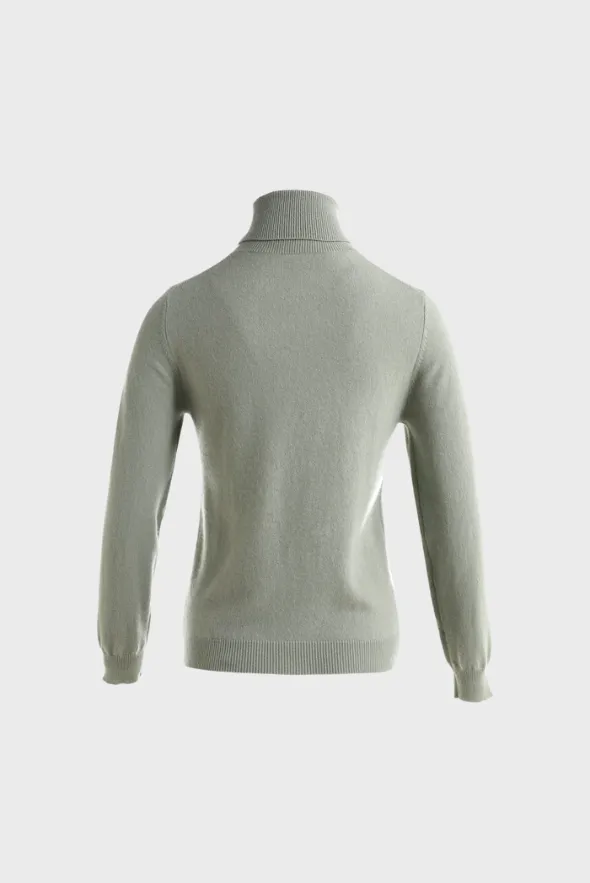 Fitted Turtleneck Sweater (Cashmere & Merino Wool)