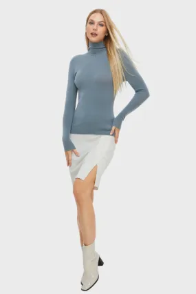 Fitted Turtleneck Sweater (Cashmere & Merino Wool)