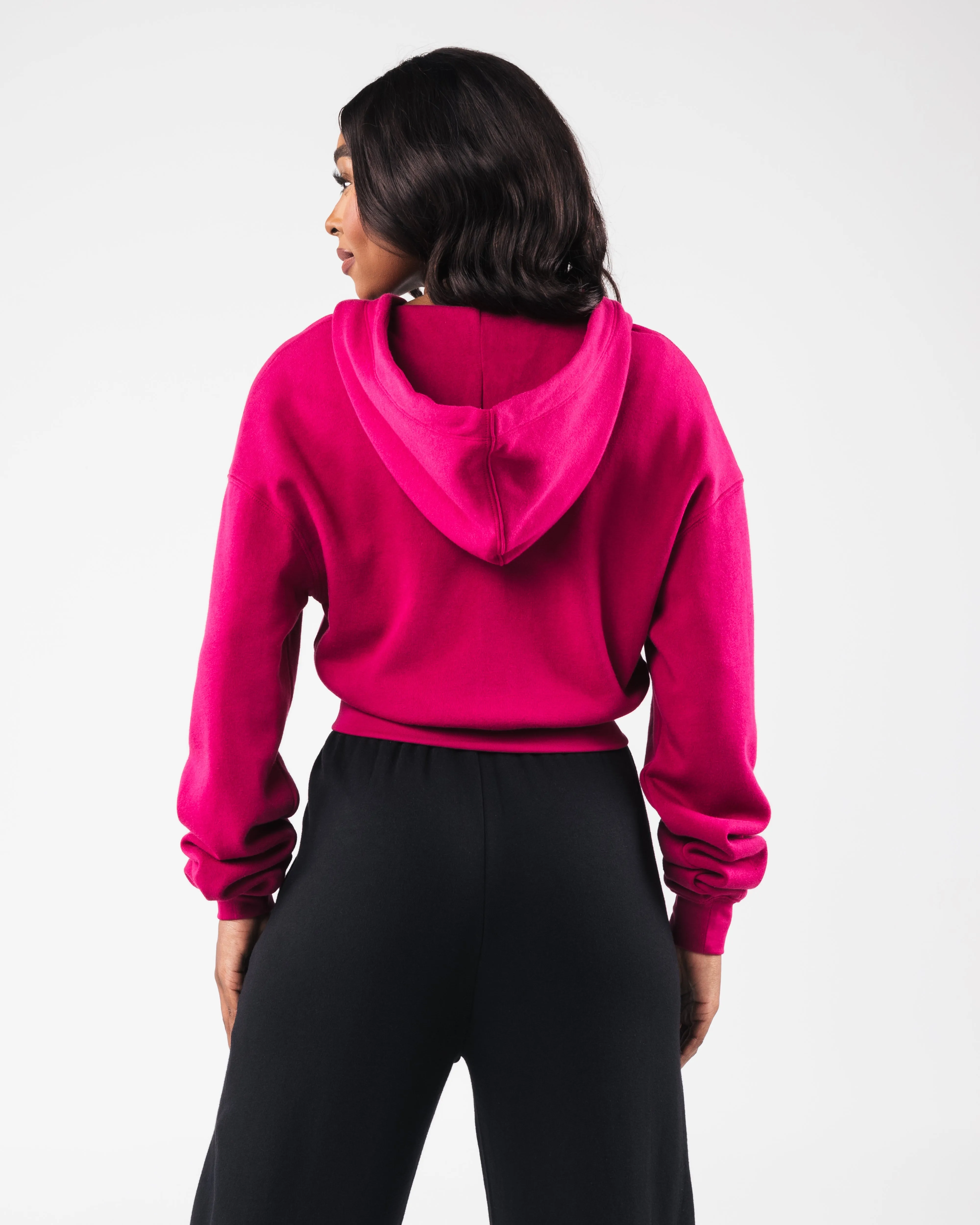 Fleece Zip Jacket - Berry