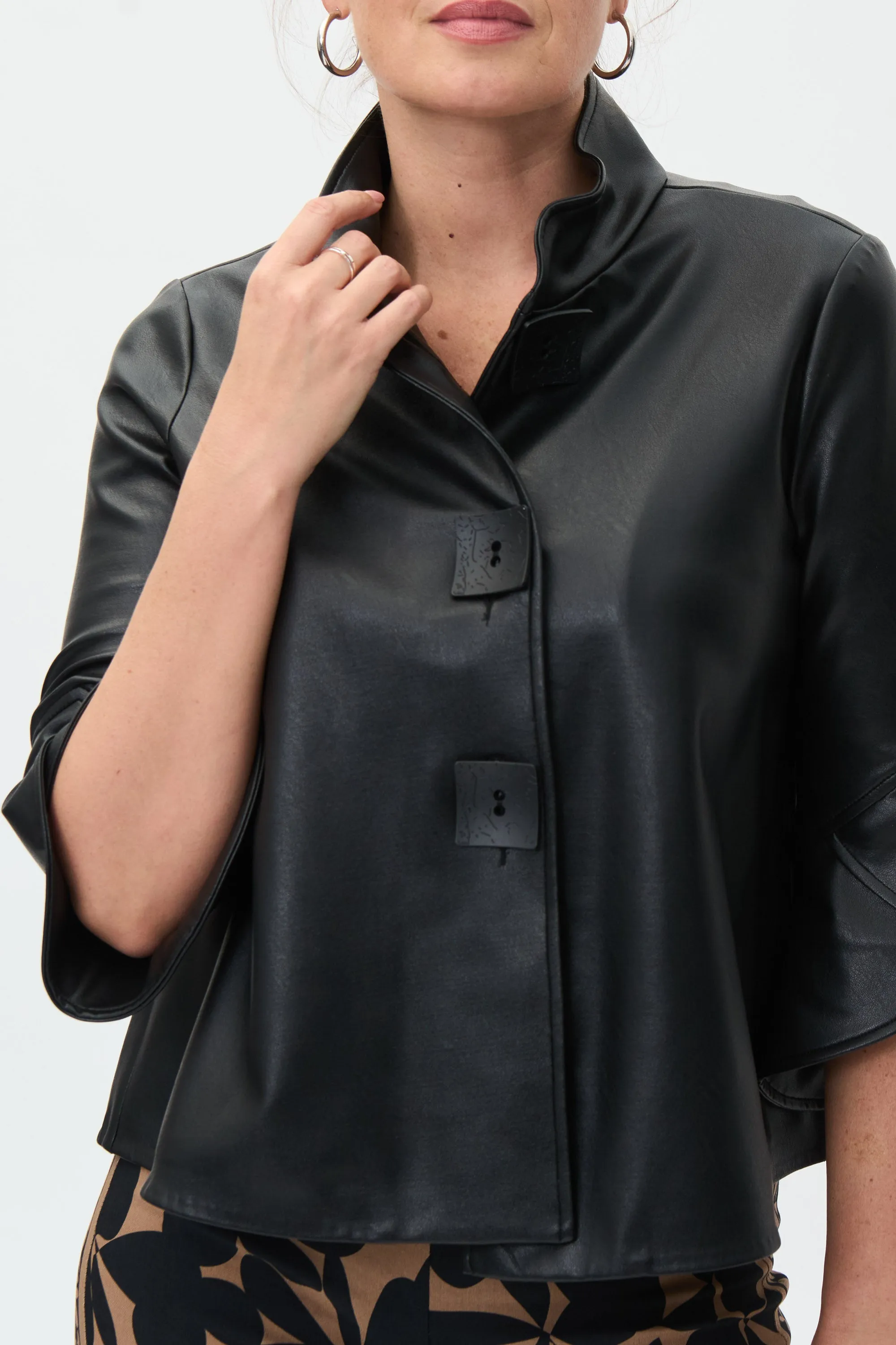 Flutter Sleeve Vegan Jacket