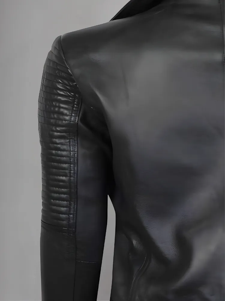 Gal Gadot Black Leather Jacket