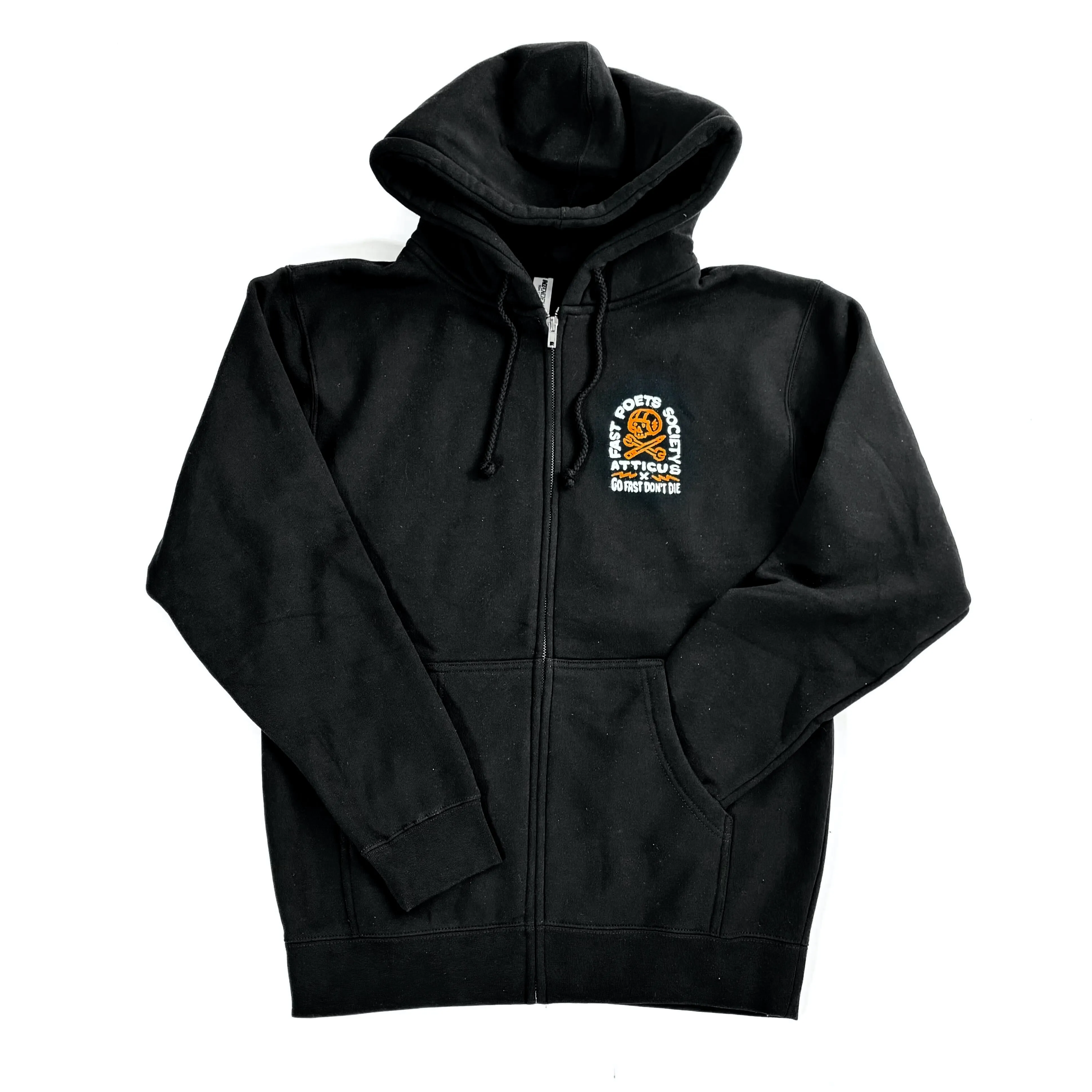 GFDD X ATTICUS Unlived Life Heavyweight Zip Hoodie