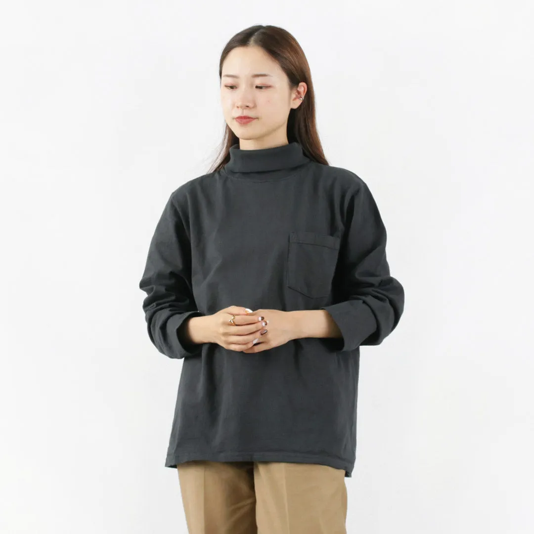 GOODWEAR / Long Sleeve Turtle Neck Pocket Tee