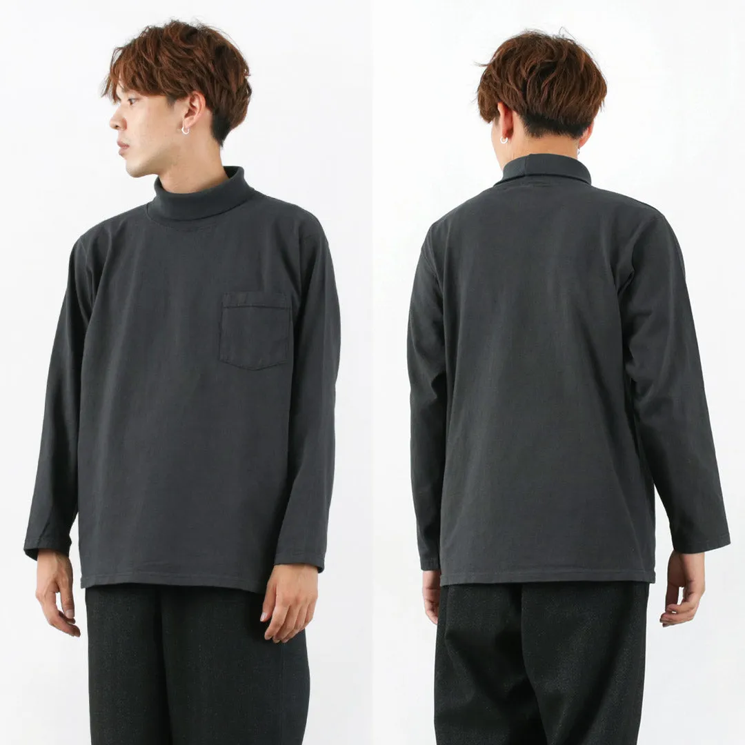 GOODWEAR / Long Sleeve Turtle Neck Pocket Tee